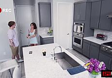 College Slut Craves Stepbro's Big Cock At Home