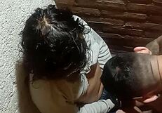 Slave's Little Whore Deepthroats Massive Black Cock During Storm