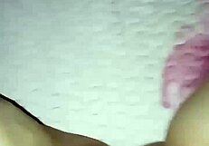 Milf gets quick slap on pussy in homemade scene