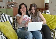 Double blowjob leads to Milo P fucking.