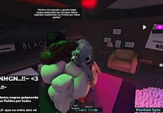 Vaquita gets a huge dose of black cock in her pussy