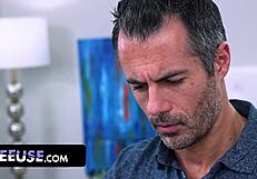 freeuse - stepdad gets busty sexbot tiffany watson as a sex toy to share with horny stepson