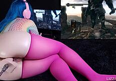 Iron golem cums and squirts in Dark Souls challenge.