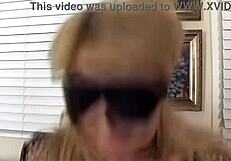 Blindfolded Candy Manson Moans During Rough Riding