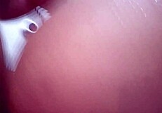 ate the neighbor in her bathroom then we went to my place 😏