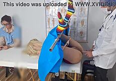 Stepmother takes stepdaughter to gynecologist for first time.