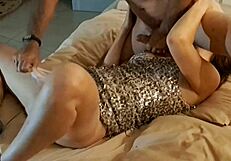 i enjoy deep blowing and rimming in beaded dress