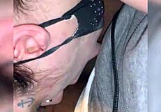 Emo girl begs for black cock face fuck