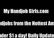 Bella Lubes Up For A Hot Pov Handjob