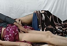 Look at this hot Indian sister-in-law getting her pussy fucked by brother-in-law