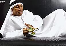 Trans Genie Daniela Marks Serves Hung Aladdin