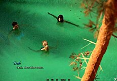 Horny babes explore dreamland searching for a big cock