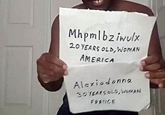 American 33 Year Old Llamasr 30 Year Old Alexiadonna And French 20 Year Old Mhpmlbziwulx Restricted Threesome Roleplayed With Paper Aesthetic Collage And Cum On Top 3