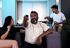 big-bottomed stepmother enjoys stepson what husband doesn't give 😏