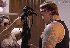 Behind the scenes, watch the intense anal action and big cocks!