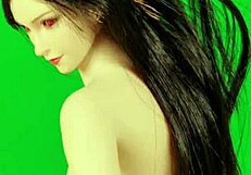 Starman Boldly Undresses Tifa's Night Dress Fuck Doll