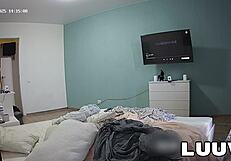 two girls turn room cleaning into a real amateur movie in maid uniforms