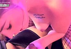 Blonde Amateur Deepthroats Massive Cock with Wet Gagging and Sloppy Spitting in POV