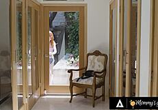 i caught mommys girl peeping madi collins joining rough strap-on fuck with milfs reagan foxx and dana vespoli