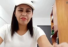 Vlog Sarah Rosa Atriz Nas Costas Masculinas, Horny Big Tits Brunette Milf In Reality Voyeur Sex