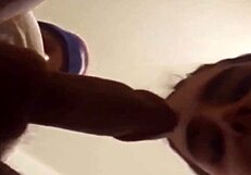 Mama cachorra teases with blowjob and mommy vibes