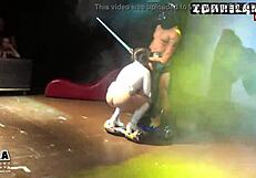 Star wars ass in acrobatic hardcore sex with big tits brunette