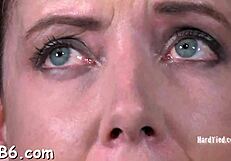 Oh, tossed up hotty is punished in garage!