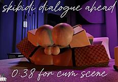 cute couple breeds romantically for triplets