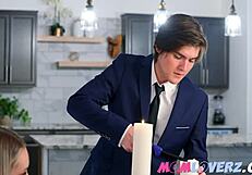 Man up and breed your nasty stepmom with intense creampie passion