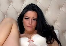 Horny British Exchange Student Fucks Herself