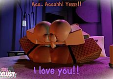 cute couple breeds romantically for triplets