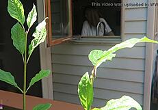 nikki was fucked from behind in doggystyle, her tits bouncing as the cock thrusts deep into her pussy