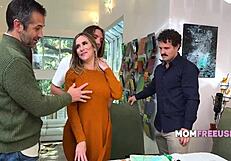 American thanksgiving feast with free sex and delicious food