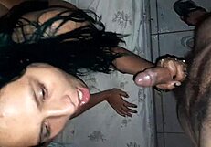 My sister-in-law comes to my room after the party to fuck in this homemade video