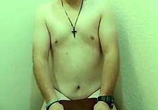 Blackmailed amateur gets possessed and jolted in humiliating fantasy