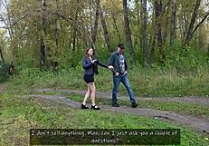 Random Guy Licks My Pussy Outdoors in Social Experiment