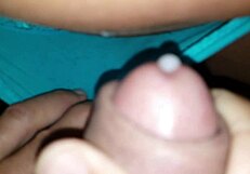 Karina and Lucas cumshot in wife's panties