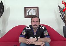 Latina fucks friend's stepfather after training with big cock