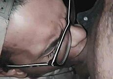 Sucking and fucking in the darkroom: a provocative gay encounter with cum