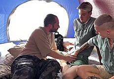 Part 1: Daddy Camps in Forest with Two Twinks