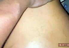 Tempting ebony shaft pounded intensely