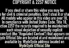 Filthy Harmonie Marquise, eat Alex Legend's hot sperm after sex.