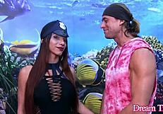 Tgirl Marcelle Herrera Gets A Facial After Sucking