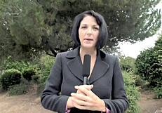 The milf babe is fucking in a one on one session, getting wet and orgasming