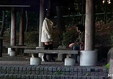 Skinny Japanese Teen Blows Stranger in Car Casting. Uncensored fun