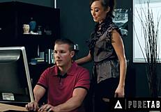 Desperate Teacher Christy Love Begs Student Codey Steele for Impregnation