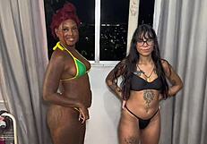Morena And Preta Beauties Engage In Bisexual Interracial Fun With Married Man
