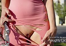 Did you see me cut my dress and head outside to show it off to everyone?