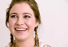 Pigtails Babysitter Gets Facial Jizz After Deepthroat!