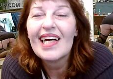 dawnskye1962 teases with dirty talk in fishnets and heels before mirrors